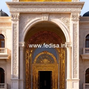 Luxury Hotel Gate Design with Contemporary Details No-3656