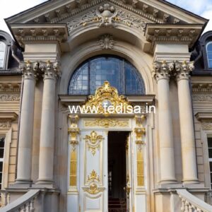 Hotel Entrance Gate Design with Minimalist Architecture No-3659
