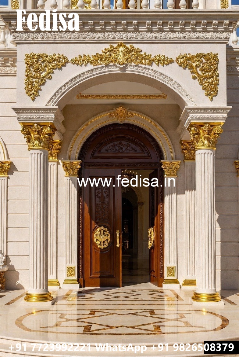 Grand Hotel Entrance Design with Elegant Gates No-3663
