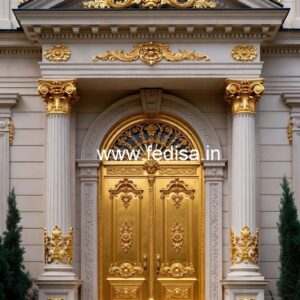Elegant Hotel Main Gate Design with Artistic Finish No-3674