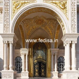 Hotel Exterior Main Gate Design Ideas No-3677