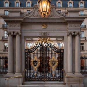 Hotel Entrance Gate Design with Luxury Decor Elements No-3691