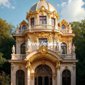 Contemporary Hotel Elevation Design with Luxury Style No-3704