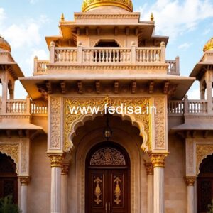 Hotel Elevation Design with Modern Facade Style No-3708