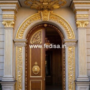 Beautiful Hotel Front View Elevation Design No-3714
