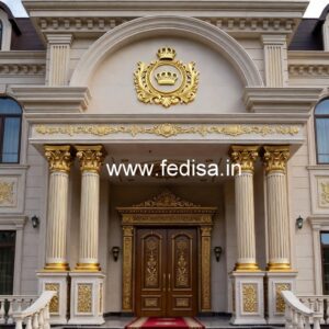 Elegant Hotel Building Elevation Design Ideas No-3717