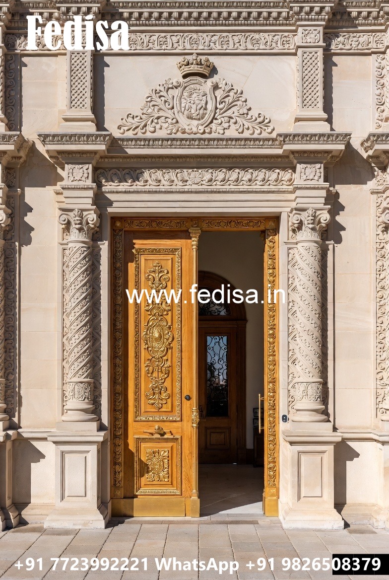 Stylish Hotel Elevation Design with LED Lighting No-3722