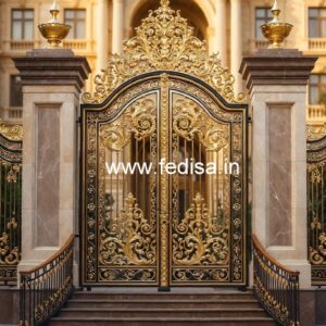Grand Hotel Elevation Design with Elegant Detailing No-3724