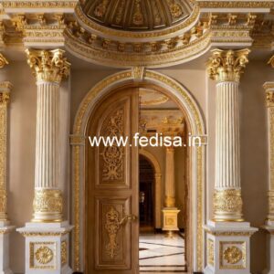 Hotel Elevation Design with Modern Balcony Style No-3729