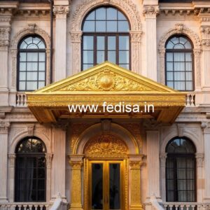 Luxury Hotel Elevation Design with Royal Look No-3738