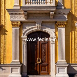 Hotel Elevation Design with Modern Structural Style No-3773