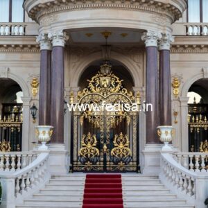 Luxury Resort Elevation Design with Elegant Facade No-3786