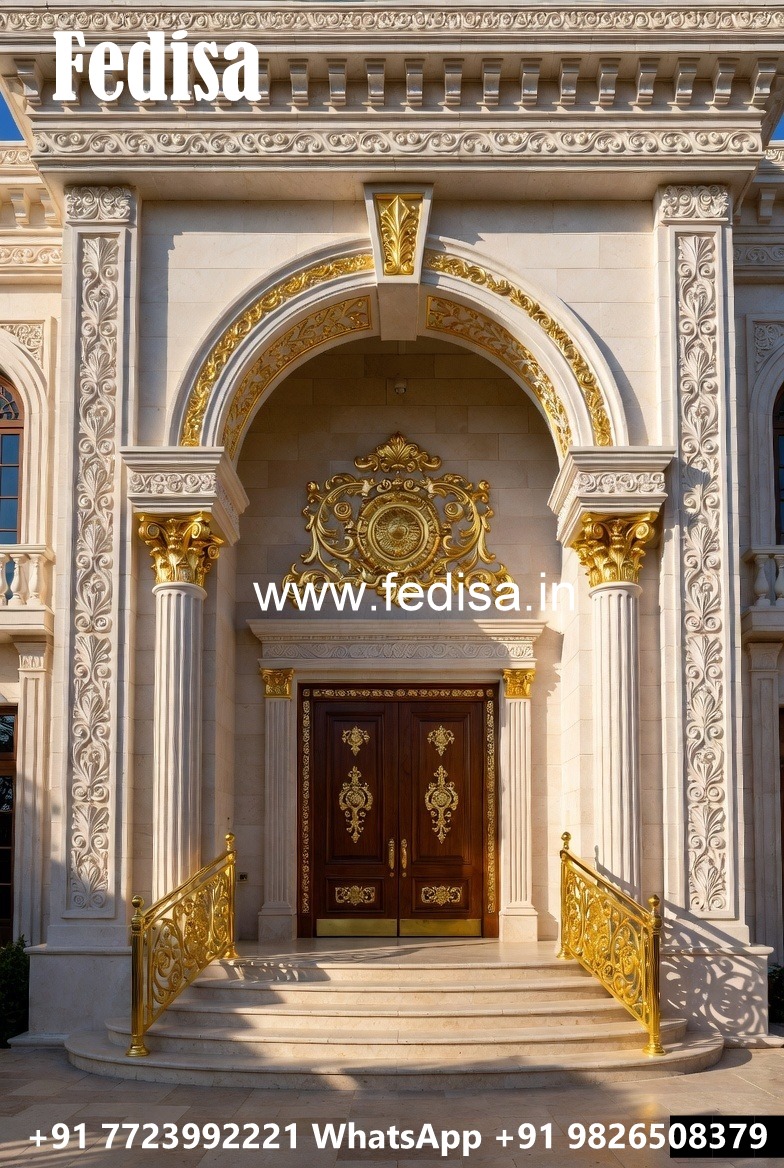 Hotel Front Architecture Design with Modern Luxury No-3794