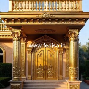 Hotel Elevation Design with Elegant Exterior Finish No-3797