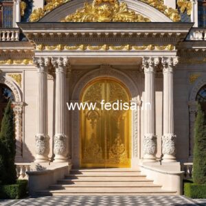 Hotel Building Elevation Design with Luxury Appeal No-3800