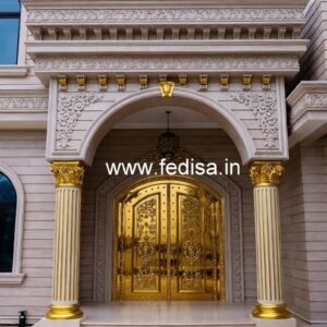 Hotel Front Elevation Design No-3803