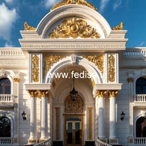 Elegant Hotel Exterior Design No-3804