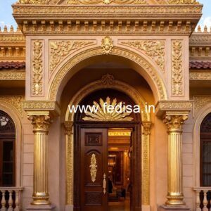 Stylish Resort Elevation No-3850