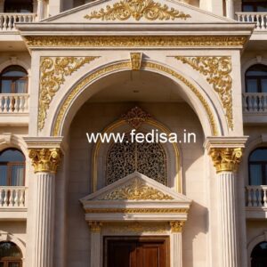 Luxury Hotel Exterior Facade Design Inspiration No-4015