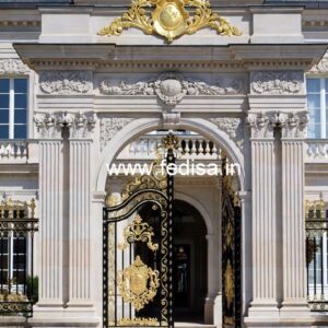 Luxury Hotel Front View Elevation Designs No-4017