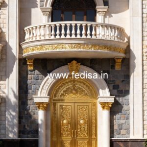 Luxury Hotel Exterior with Glass Facade No-4022