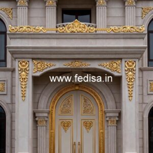 Luxury Hotel Entrance Elevation Design Ideas No-4023