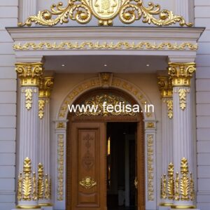 Modern Luxury Resort Front Elevation No-4026