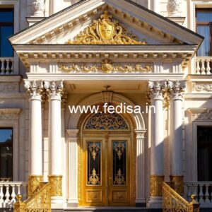 Luxury Hotel Exterior with Elegant Finish No-4035