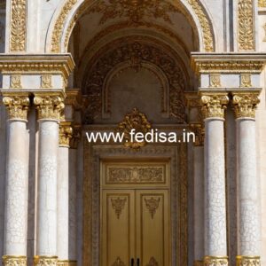 Luxury Hotel Front Elevation with Lighting No-4041