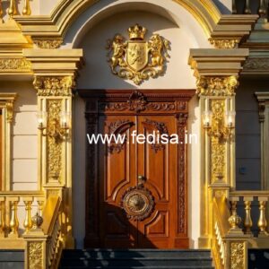 Elegant Luxury Hotel Front View Design No-4053