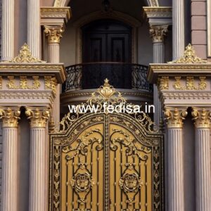 Luxury Hotel Main Entrance Elevation No-4059