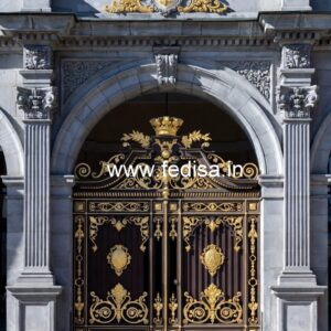 Elegant Hotel Elevation Design with Luxury Appeal No-4063