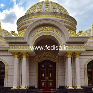 Luxury Hotel Elevation with Decorative Facade No-4067