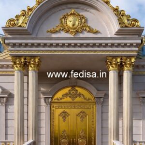 Luxury Hotel Exterior with Stone Cladding No-4077