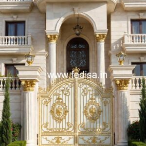 Luxury Hotel Front Elevation with Modern Appeal No-4088