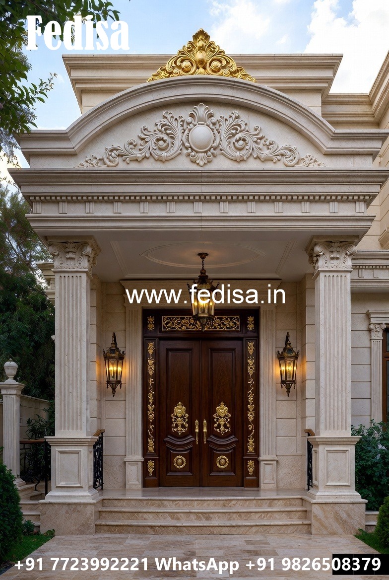 Luxury Resort Elevation with Elegant Lighting No-4090