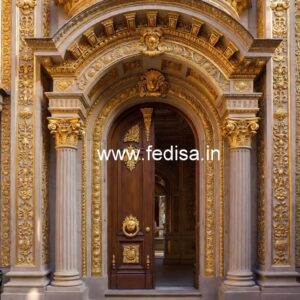 Premium Luxury Hotel Entrance Architecture No-4097