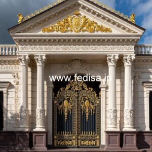 Luxury Hotel Elevation with Modern Windows No-4098