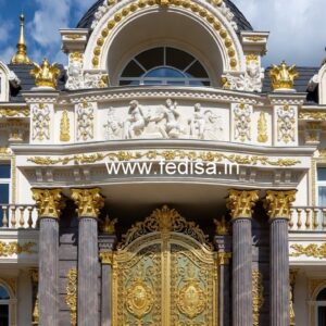 Luxury Resort Front Elevation Design Trends No-4130