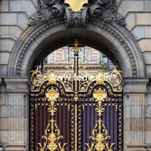 Luxury Hotel Elevation with Decorative Details No-4140