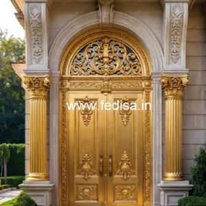 Luxury Hotel Front View with Elegant Lighting No-4150