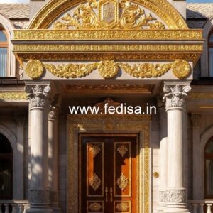 Stylish Luxury Front Elevation for Hotels No-4153