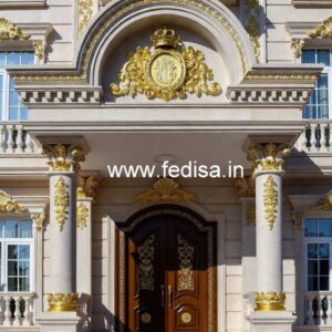 Luxury Hotel Elevation with Unique Exterior Style No-4169