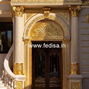 Contemporary Luxury Hotel Front Architecture No-4179
