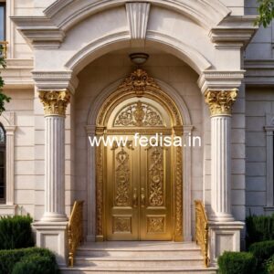 Modern Luxury Hotel Exterior with Elegant Lines No-4183