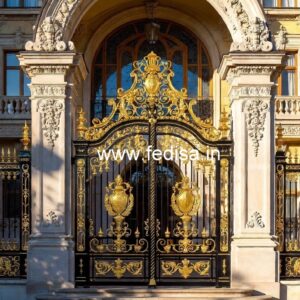Modern Hotel Entrance Gate Design for Luxury Resorts No-4202