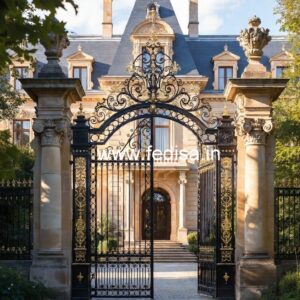Modern Hotel Front Entrance Gate Design Concepts No-4212