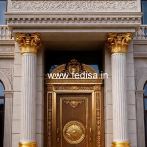 Stylish Hotel Entrance Architecture and Gate Design No-4225