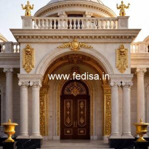 Elegant Resort Entrance Gate Design for Modern Hotels No-4232