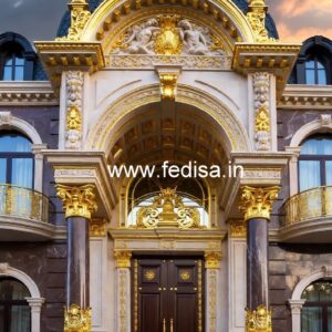 Hotel Exterior Gate Design with Premium Materials No-4247